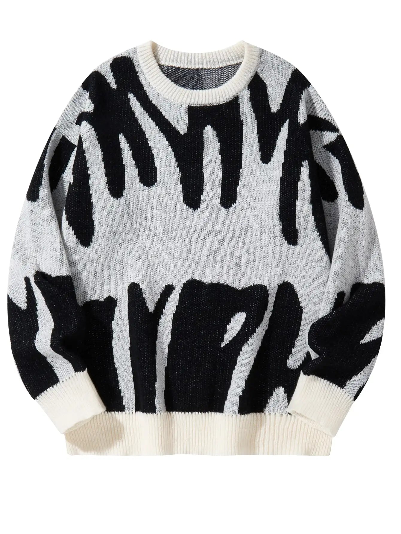 Knitted Men's Pullover graphic