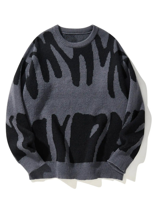Knitted Men's Pullover graphic