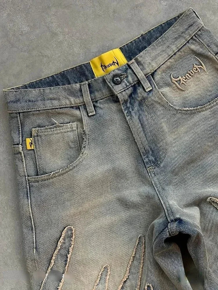 Flame Wide leg baggy Jeans