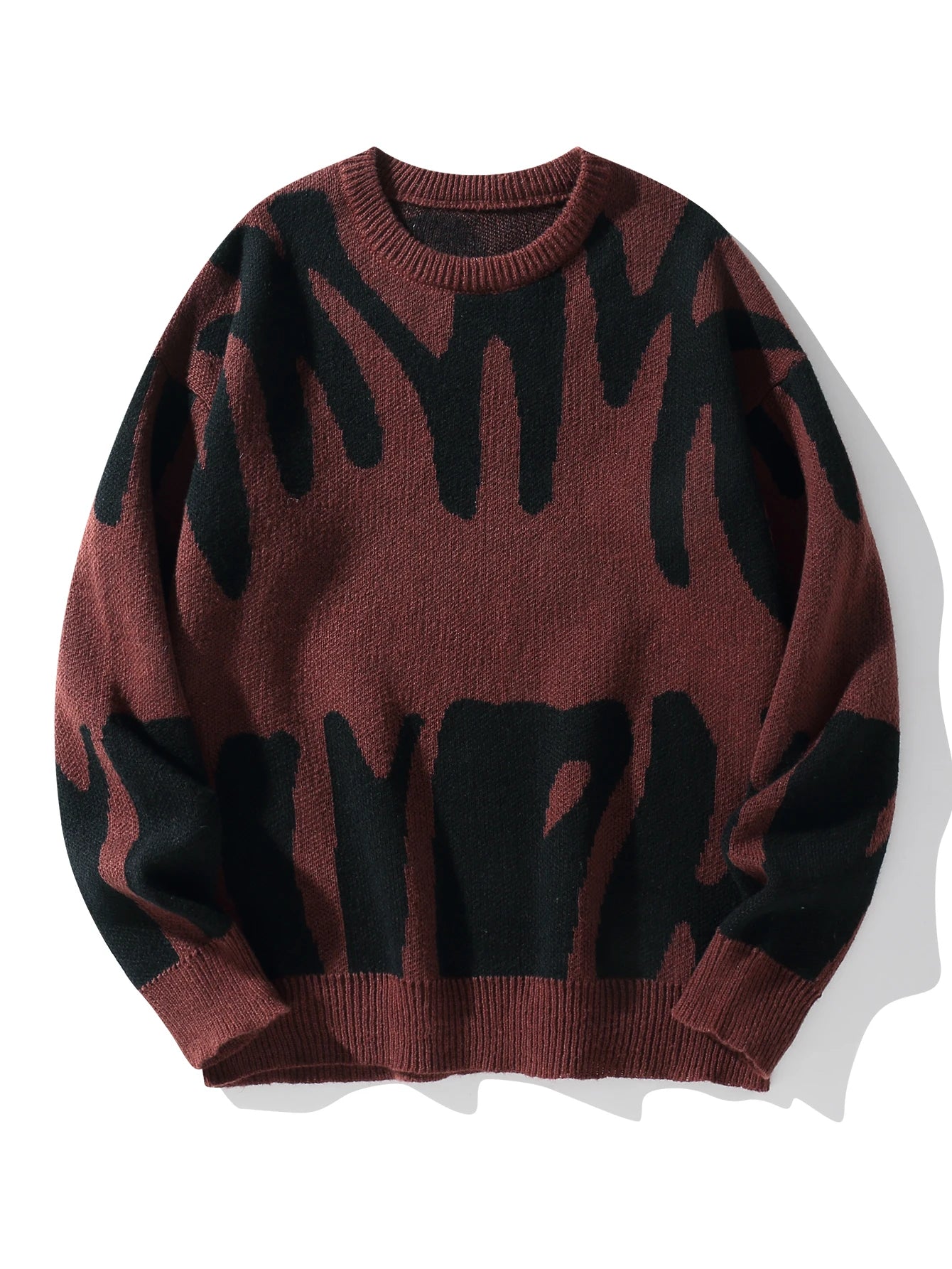 Knitted Men's Pullover graphic