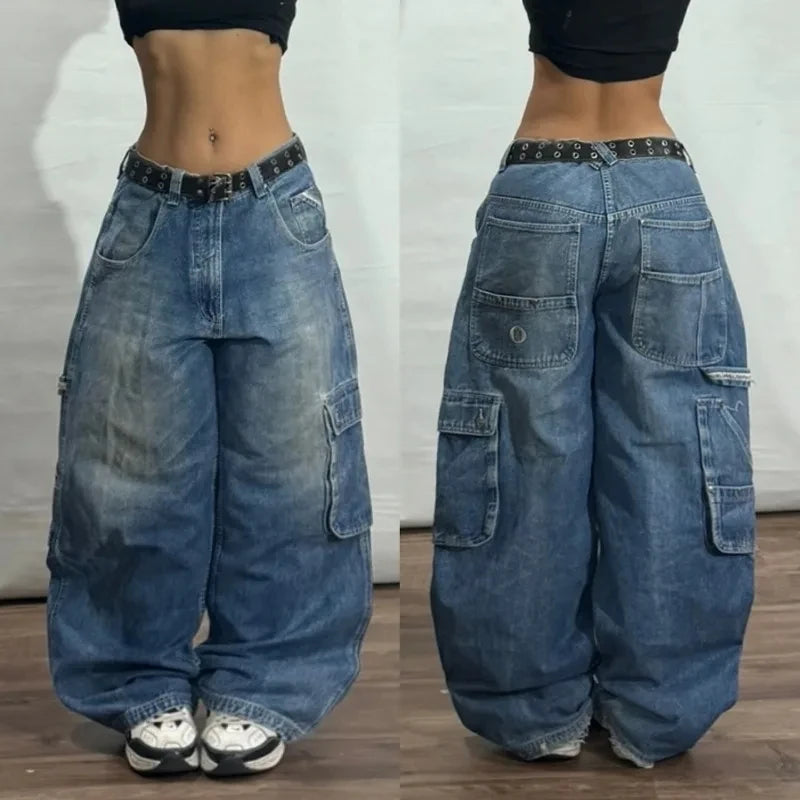 Flame Wide leg baggy Jeans