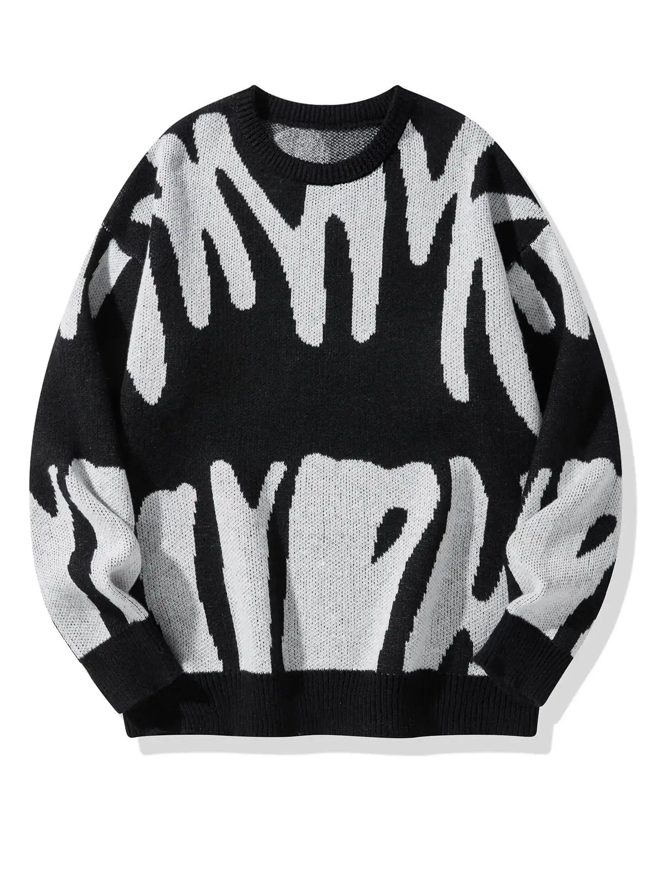 Knitted Men's Pullover graphic