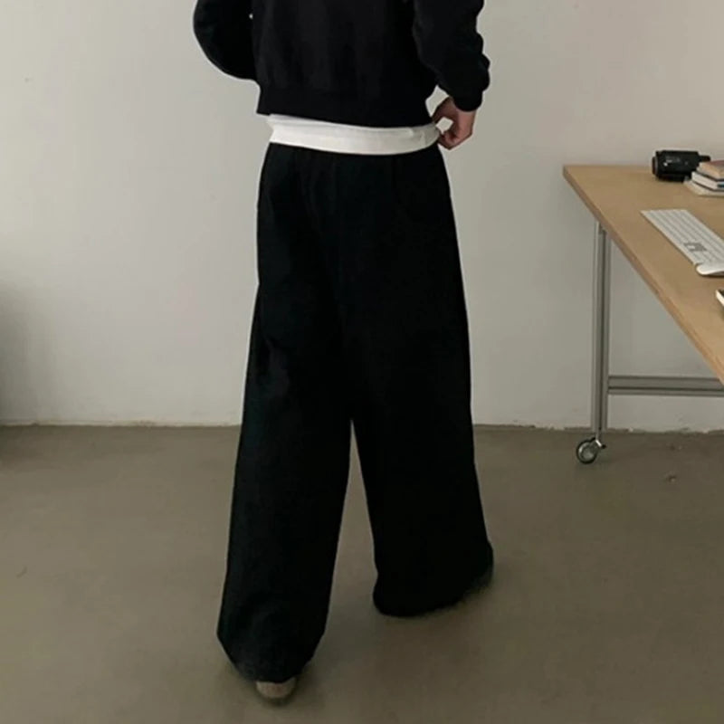 Wide leg sweatpants